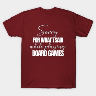 Board Games T-Shirt